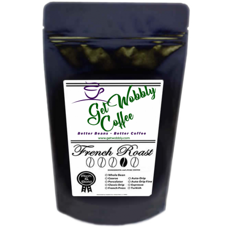 GetWobbly French Roast 1 lb. bag