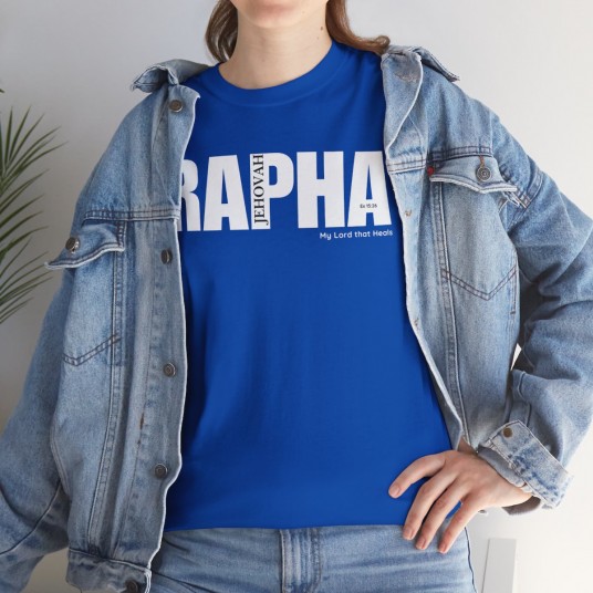 Jehovah Rapha He is Our Healer Iconic Tees