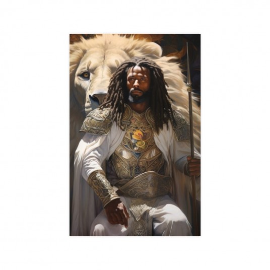 King of Glory Lion of Judah Jesus Prince of Peace African   Vertical Matte Art Prints for Home Decor  Christian Wall Art  Modern