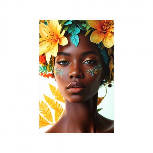 Yellow Beauty out of Ashes Poster