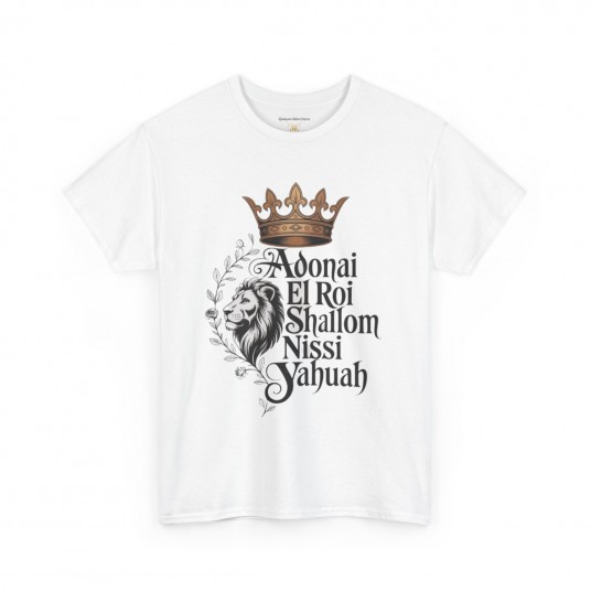 YAHUAH Shalom Adonai El Roi Nissi Names of the Most High Classic Iconic Tees