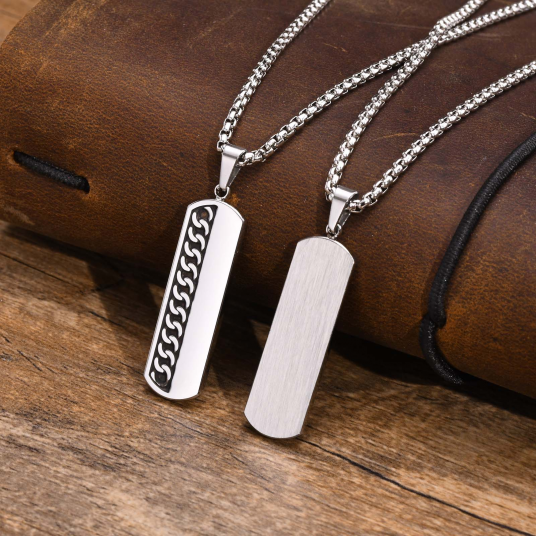 rechthoekige ketting met symbool