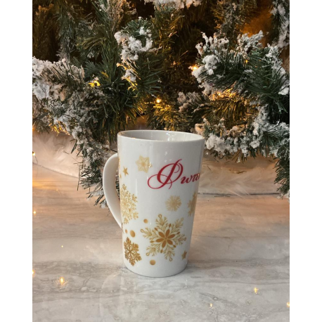 Ceramic Mug Latte 12oz (Cone Shape)