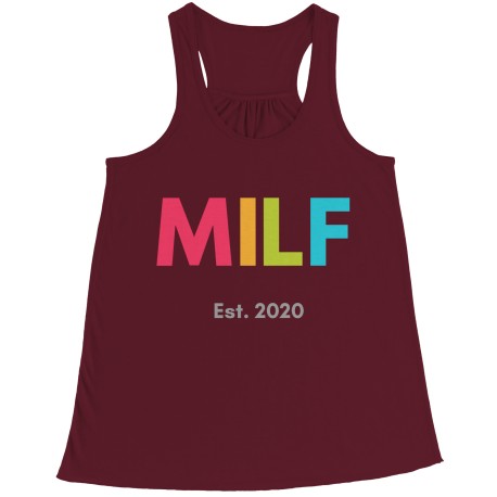 Milf Est 2020  Racerback Vest/Tank Top  for  Mom.