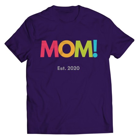 Mom Est 2020  T-shirt  for  Mom