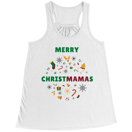 Merry ChristMAMAs Racerback Vest/Tank Top for Mom