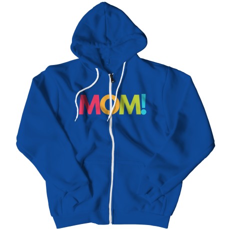 MOM! Fashion Zipper Hoodie for Mom
