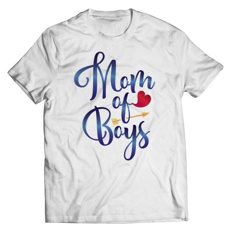 Buy this Fantastic Mom of Boys T Shirt for Mom. They are perfect Gifts for Mom for Christmas, Birthdays, Mother's Day or Anniver