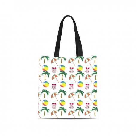 Life At The Beach Canvas Tote