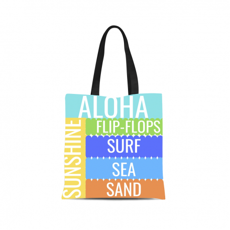 Aloha Canvas Tote Bag
