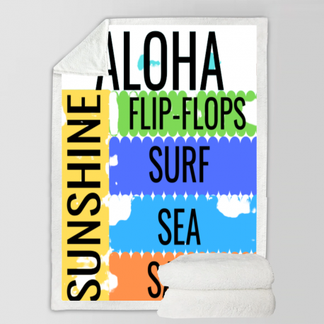 Aloha Fleece Blanket