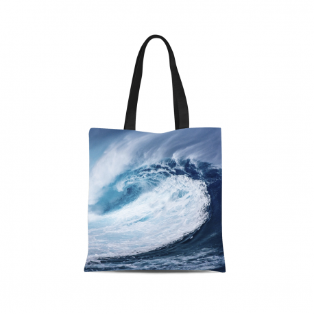 The Wave Canvas Tote Bag