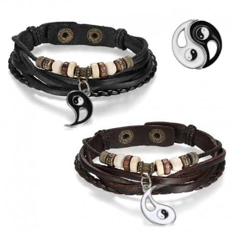 Yin Yang Bracelet Set