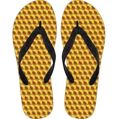 Honeycomb Flip Flops