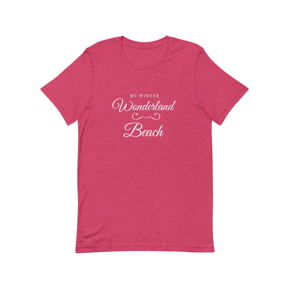 Winter Wonderland Beach Unisex T-Shirt