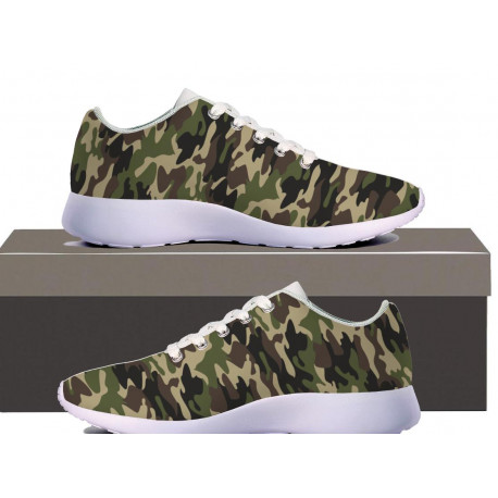 Womens Army Camouflage Sneaker