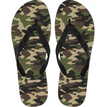 Army Camouflage Flip Flops