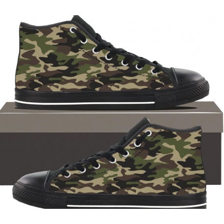 Men's Camouflage Hightop Sneakers