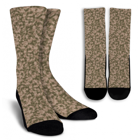 Rose Camouflage Crew Socks