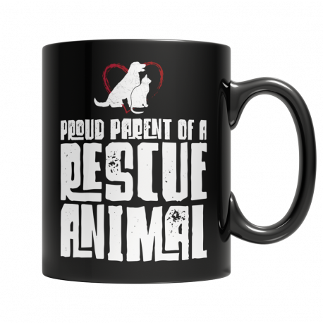 Proud Parent Of A Rescue Animal Coffee Mug