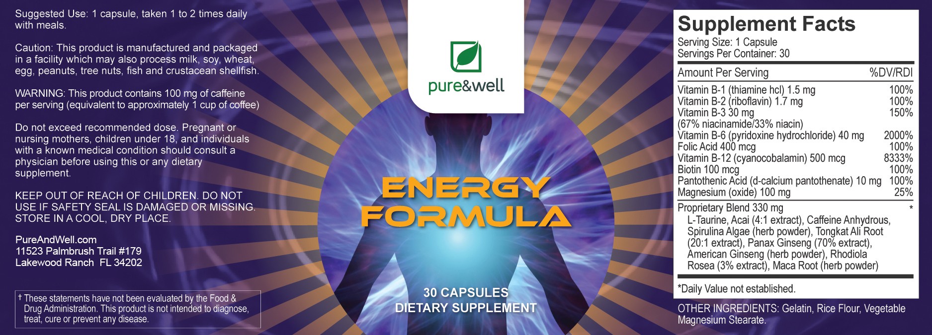 P&W Energy Formula