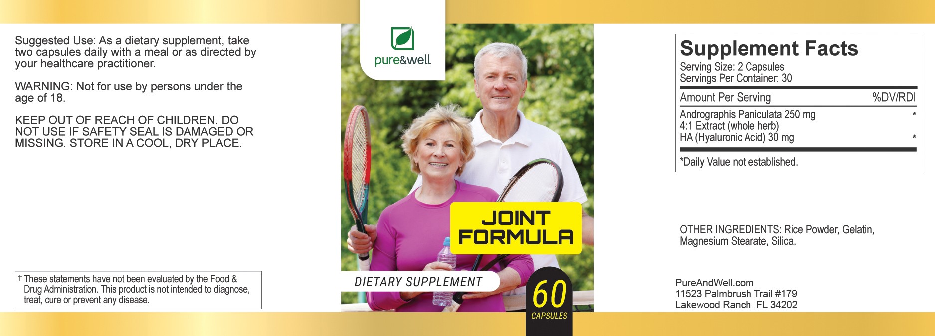 P&W Joint Formula