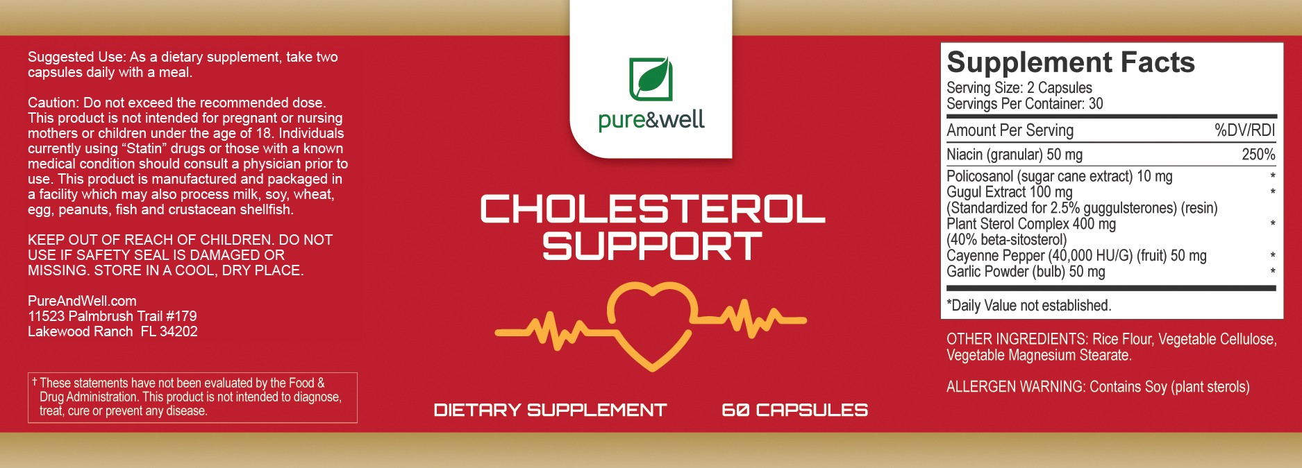 P&W Cholesterol Support