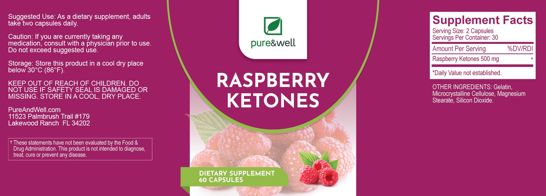 P&W Raspberry Ketones