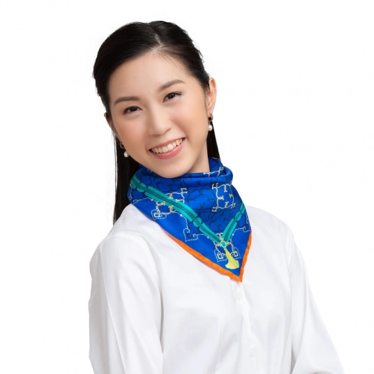 Manchurian Elegance Square Scarf