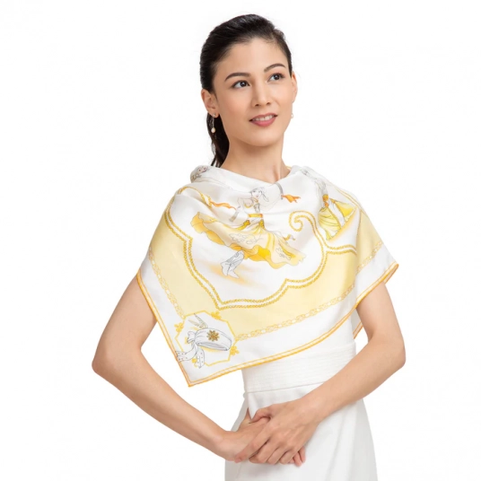 Mongolian Chopsticks Scarf