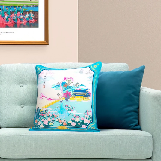 Delicate Beauty of the Han Cushion Cover (With Pillow)