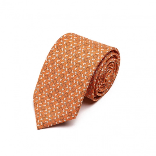 The Heroic Lu Zhishen Tie - Orange