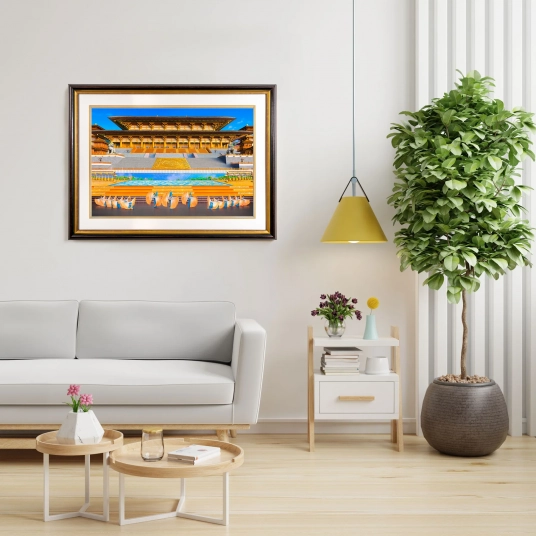 Elegance of a Majestic Era Giclée Print (With Frame)