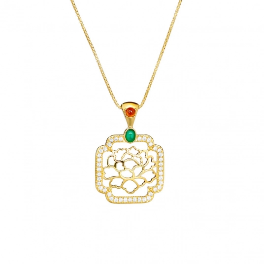 Tang Flower Necklace