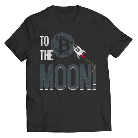 To The Moon Bitcoin Shirt