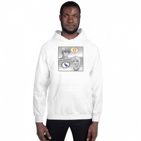 Eggplant Bitcoin Unisex Hoodie