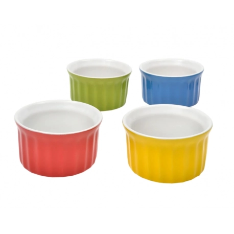 Sara 4piece Coloured Ramekins