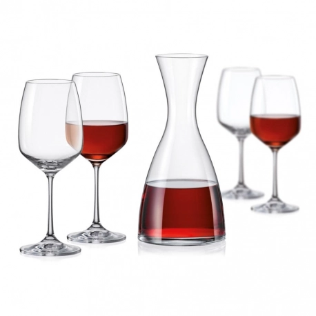 Giselle Wine Set  Decanter, 4 glasses