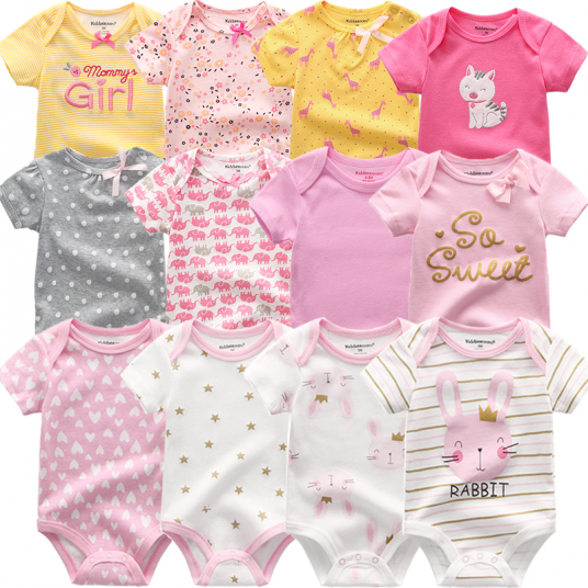 Baby Girl Jumpsuit 6Pcs/Lot Body Suit