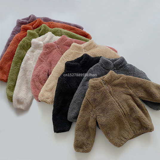 Winter Children Outerwear Boy-girl Warm Fleece  Jackets