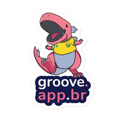 Groove App Brazil Bubble-free stickers