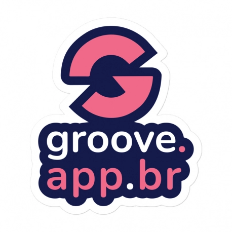 Groove.App.Br Bubble-free stickers