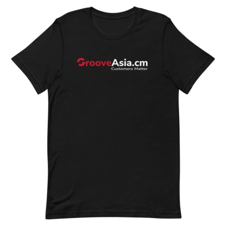 GrooveAsia.cm Short-Sleeve Unisex T-Shirt (Front & Back)
