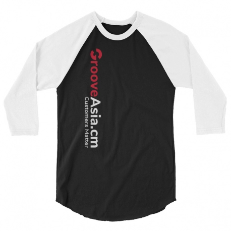 GrooveAsia.cm Unisex 3/4 Sleeve Raglan Shirt