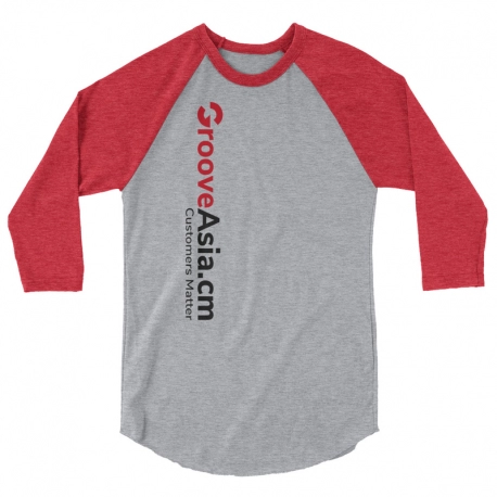 GrooveAsia.cm Unisex 3/4 Sleeve Raglan Shirt
