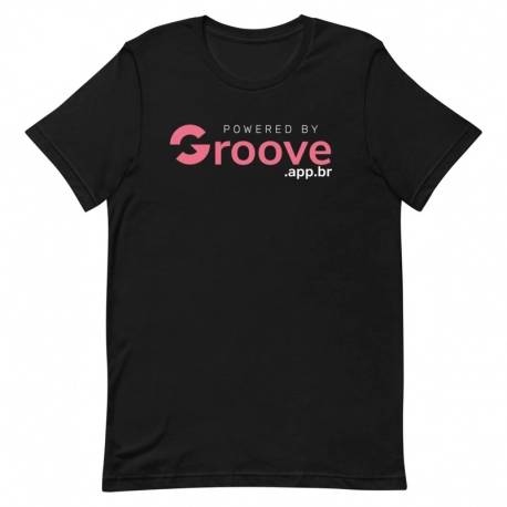 Powered By Groove.app.br Short-Sleeve Unisex T-Shirt