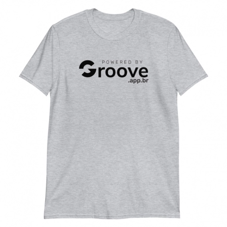 Powered By Groove.app.br Short-Sleeve Unisex T-Shirt