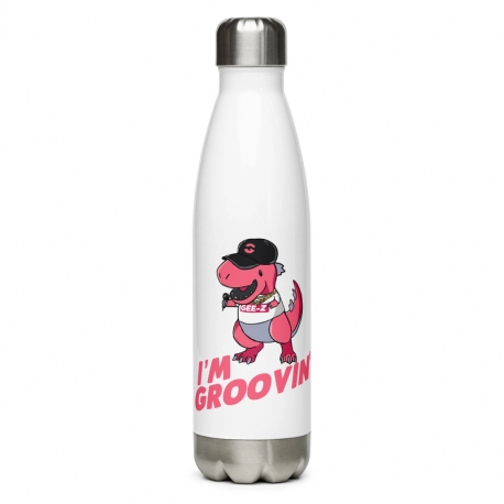 GrooveZilla I'm Groovin' Stainless Steel Water Bottle