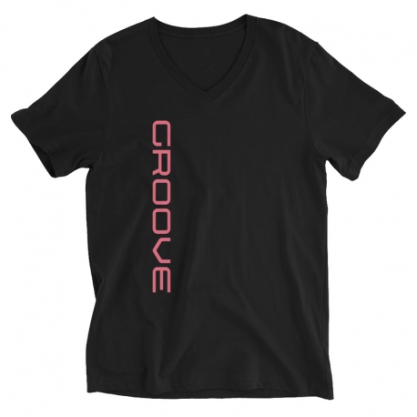 Groove Unisex Short Sleeve V-Neck T-Shirt