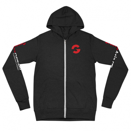 GrooveAsia Unisex zip hoodie